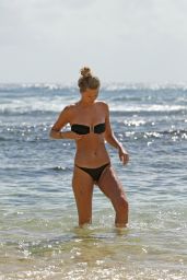 Toni Garrn in Bikini on the Beach in Hawaii