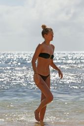 Toni Garrn in Bikini on the Beach in Hawaii