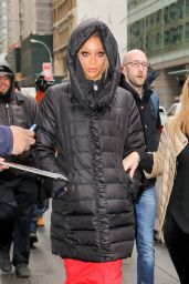 Tyra Banks Arriving at the "Today Show" in NYC