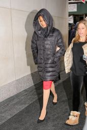 Tyra Banks Arriving at the "Today Show" in NYC