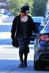 Vanessa Hudgens Urban Street Style Out in Los Angeles 01/12/2018