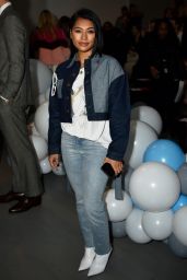 Vanessa White Arrives at Mens Fashion Week in London