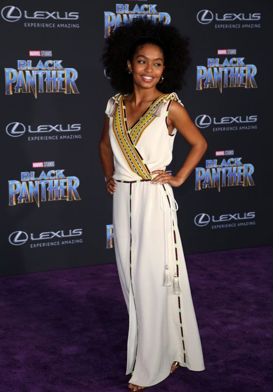 Yara Shahidi – “Black Panther” Premiere in Hollywood
