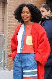 Yara Shahidi Exits The View After an Appearance in NYC • CelebMafia