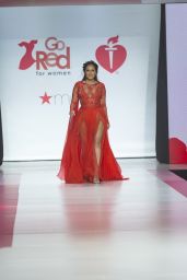 Adrienne Bailon Walks Runway for Red Dress 2018 Collection Fashion Show in NYC