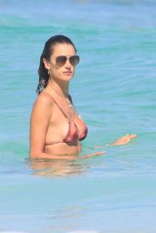 Alessandra Ambrosio in Bikini - Vacation in Tulum
