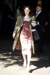 Alexandra Daddario - Leaving the CFDA Luncheon in LA