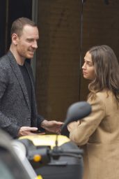 Alicia Vikander and Michael Fassbender - Out in Madrid 02/27/2018