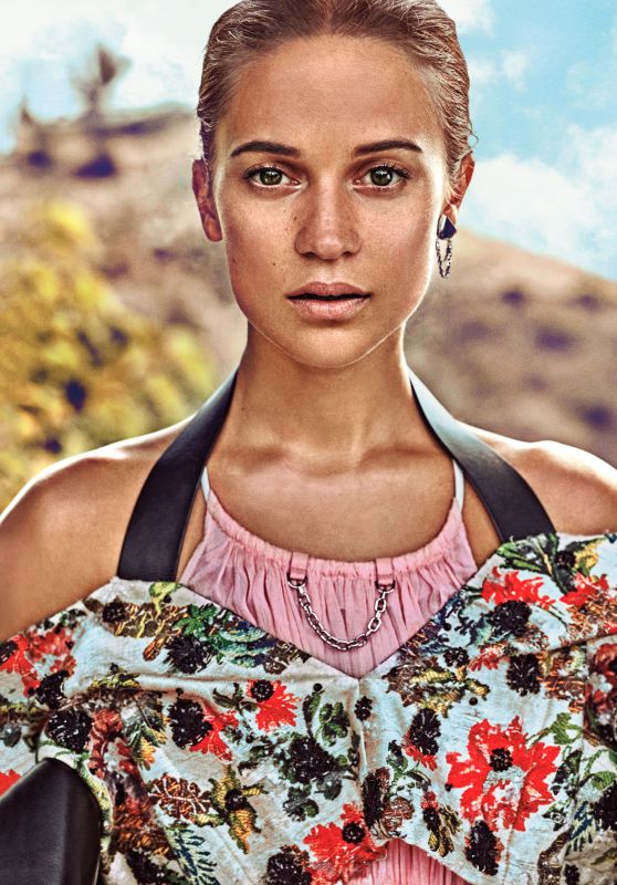 Alicia Vikander - Vogue March 2018