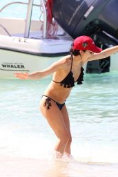 Andrea Corr in Bikini at the Beach in Barbados