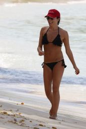 Andrea Corr in Bikini at the Beach in Barbados