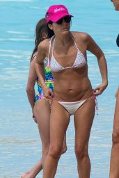 Andrea Corr in Bikini on a Beach in Barbados