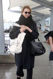 Annette Bening at Heathrow Airport in London 02/19/2018