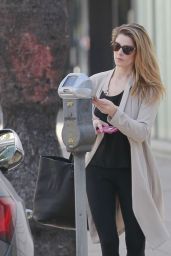 Ashley Greene in Leggings - Running Errands in Beverly Hills 02/22/2018
