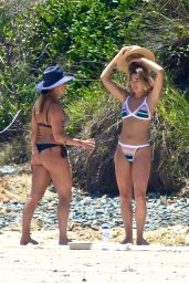 Ashley Hart in Bikini on the Beach in Byron Bay
