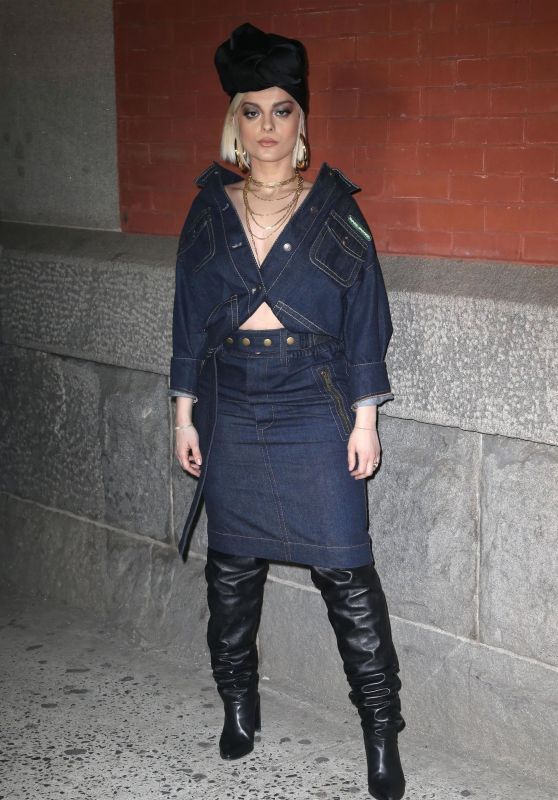 Bebe Rexha – Marc Jacobs Fashion Show, NYFW 02/14/2018