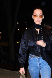 Bella Hadid - Heads Out to Cipriani for a Late Night Dinner in NYC