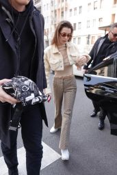 Bella Hadid is Stylish - Milan, Italy 02/21/2018