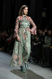 Bella Hadid Walks Anna Sui Fashion Show in NYC