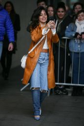 Camila Cabello Leaving BBC Radio One in London, UK