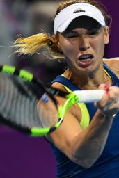 Caroline Wozniacki – Qatar WTA Total Open in Doha 02/16/2018