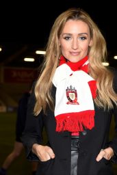 Catherine Tyldesley - AJ Bell Stadium in Manchester 02/02/2018
