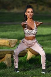 Chelsee Healey - Working Out at the Park in Manchester