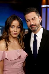 Chloe Bennet - Jimmy Kimmel Live! in Hollywood 02/14/2018
