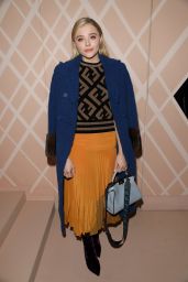 Chloe Grace Moretz - Fendi Fashion Show in Milan 02/22/2018