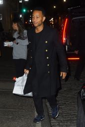 Chrissy Teigen and John Legend - Out in NYC 02/27/2018