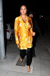 Chrissy Teigen Leaves the Create & Cultivate Conference in Los Angeles