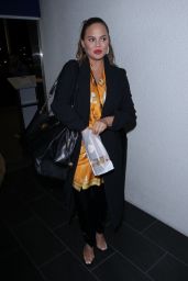 Chrissy Teigen Leaves the Create & Cultivate Conference in Los Angeles