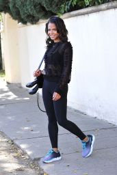Christina Milian - Leaving the Gym in Los Angeles 02/02/2018
