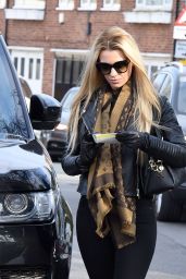 Christine McGuinness Out in Alderley Edge, Cheshire 02/24/2018