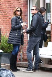 Cindy Crawford and Rande Gerber in New York City 02/14/2018