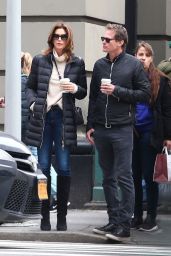 Cindy Crawford and Rande Gerber in New York City 02/14/2018