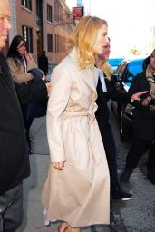 Claire Danes - Coming Out of CBS Morning Show in NYC 02/05/2018