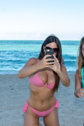 Claudia Romani and Lauren Francesca in Bikinis - South Beach, FL 02/25/2018