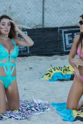 Claudia Romani and Lauren Francesca in Bikinis - South Beach, FL 02/25/2018