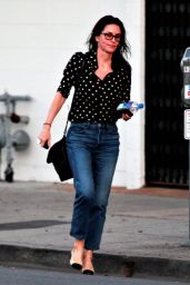 Courteney Cox Leaves the Hair Salon in Los Angeles
