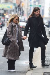 Dianna Agron and Winston Marshall on a Stroll in NYC 02/25/2018