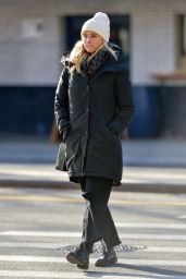 Dianna Agron Witer Style - Out in NYC 01/31/2018