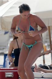 Eda Taspinar in Bikini on Miami Beach 02/13/2018