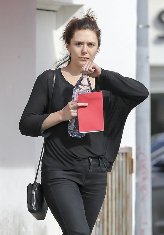 Elizabeth Olsen in Casual Outfit in LA 02/14/2018