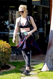 Elle Fanning - Leaving Fitness Gym in LA 02/23/2018