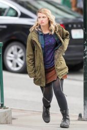 Emma Booth - "Once Upon A Time" Filming in Vancouver 02/27/2018