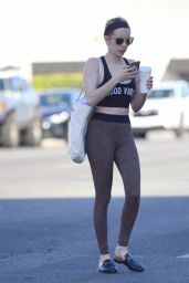 Emma Roberts in Workout Gear - Leaves a Dance Class in LA
