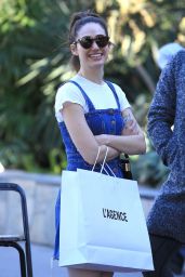 Emmy Rossum Cute Style - West Hollywood 02/23/2018