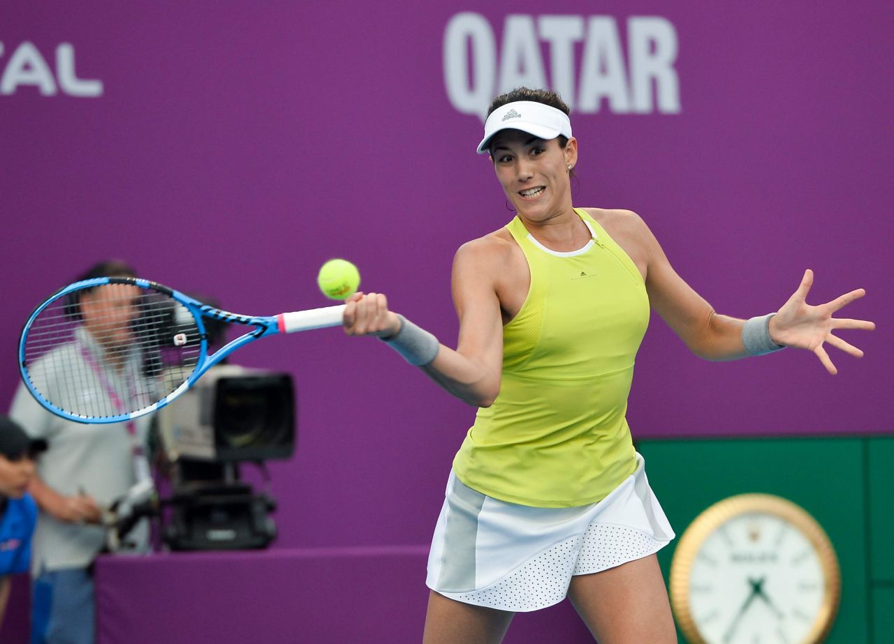 Garbine Muguruza – Qatar WTA Total Open in Doha 02/16/2018 • CelebMafia