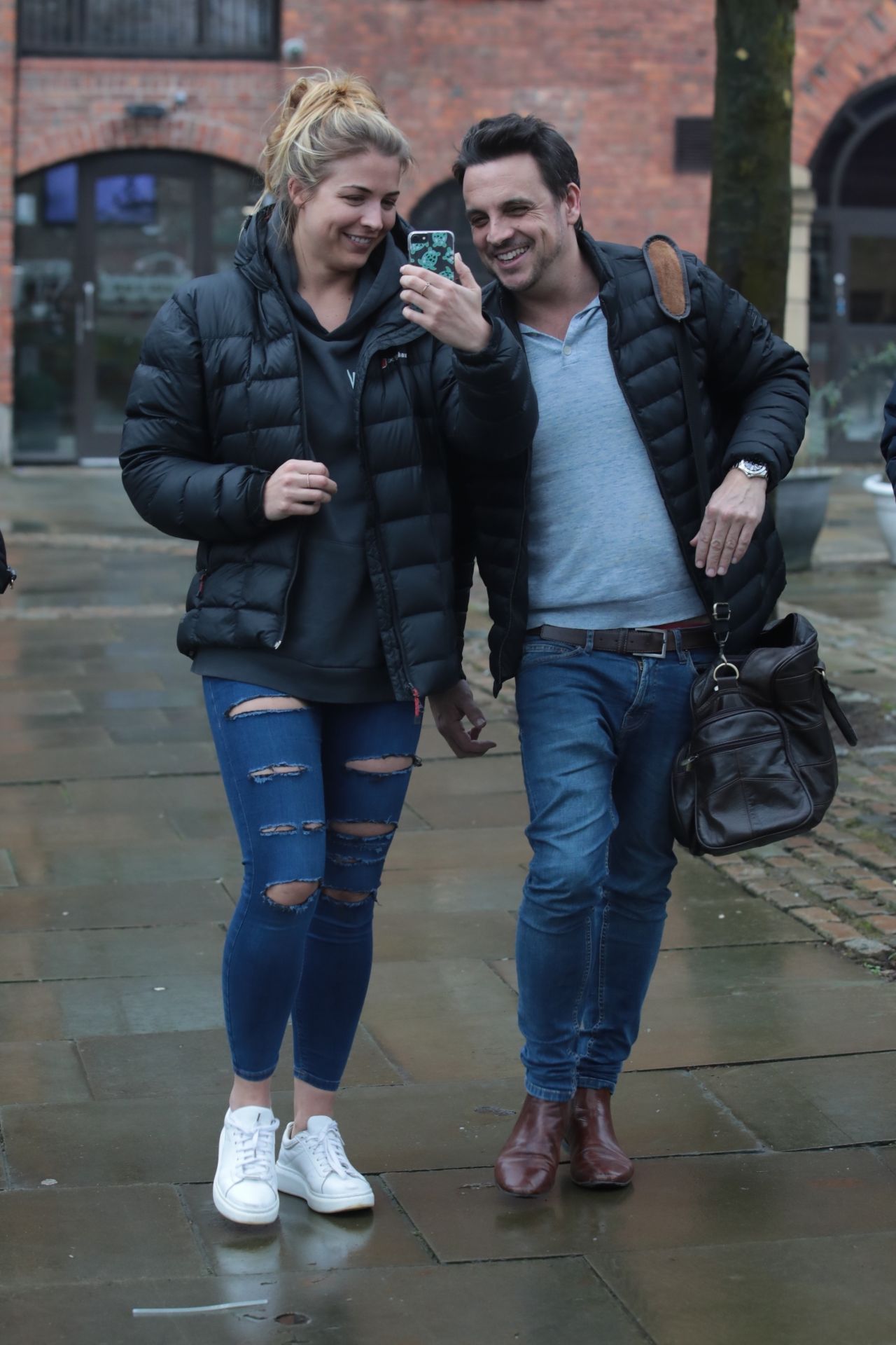 Gemma Atkinson - Leaving Key 103 Radio in Manchester, UK • CelebMafia